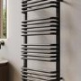 Black Curved Towel Radiator 1000 x 500mm - Ember