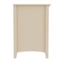 GRADE A1 - Emery 3 Drawer Bedside Cabinet in Cream/Ivory
