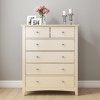 Farley 2+4 Chest of Drawers in Cream/Ivory