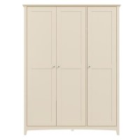 Farley 3 Door Wardrobe in Ivory/Cream