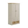 Taupe Double Larder with Oak Crate Drawers - Emilia