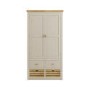 Taupe Double Larder with Oak Crate Drawers - Emilia