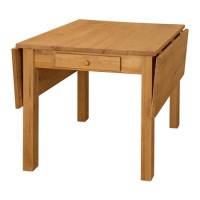 GRADE A1 - Emerson Large Wooden Drop Leaf Extendable 6 Seater Dining Table - Solid PIne