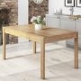 GRADE A1 - Solid Pine Dining Table - Rectangular - Seats 6 - Emerson