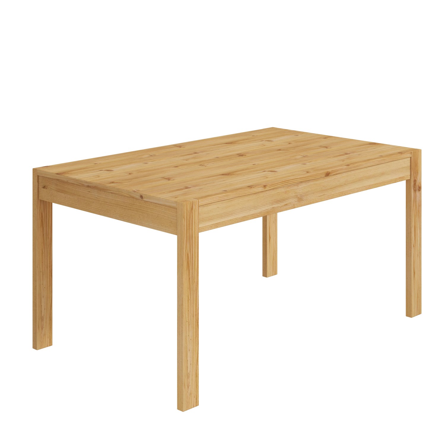 GRADE A1 - Solid Pine Dining Table - Rectangular - Seats 6 - Emerson ...