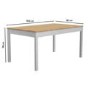 Grey & Solid Pine Dining Table - Seats 6 - Emerson