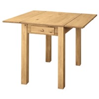 Drop Leaf Dining Table in Solid Pine - Seats 2- Emerson Drop Leaf Dining Table in Solid Pine - Seats 2- Emerson