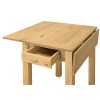 GRADE A1 - Drop Leaf Dining Table in Solid Pine - Seats 2- Emerson