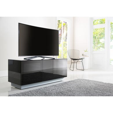 TV unit Stand Black Bench Side Tables bench floor standing stool