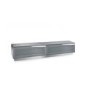 Element High Gloss Modular TV Unit with Infra Red Friendly Doors in Grey