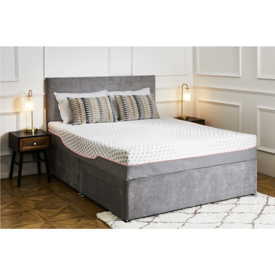 Single 2000 Pocket Sprung Gel Top Hybrid Rolled Cooling Mattress - Sleepful Premium
