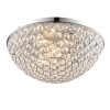 Ceiling Light with Crystals &amp; Flush Fitting - Chryla
