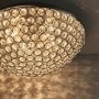 Ceiling Light with Crystals & Flush Fitting - Chryla