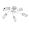 Colby 5 Light Semi Flush Ceiling Light with Crystal Effect IP44