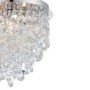 Ceiling Light with Clear Crystals & Flush Fitting - Kristen