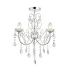 Chandelier with 3 Lights &amp; Crystals - Tabitha