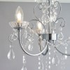 Chandelier with 3 Lights &amp; Crystals - Tabitha
