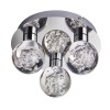 Versa Bathroom Ceiling Light with Bubbled Finish
