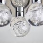 Versa Bathroom Ceiling Light with Bubbled Finish
