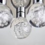 LED Ceiling Light in Chrome & Flush Fitting - Versa