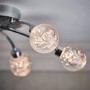 LED Ceiling Light with 6 Bubbled Shades - Versa