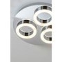 LED Bathroom Light with Frosted Finish & Flush Fitting - Geo