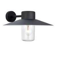 IP44 Black Dimmable Outdoor Wall Light - Fenwick IP44 Black Dimmable Outdoor Wall Light - Fenwick