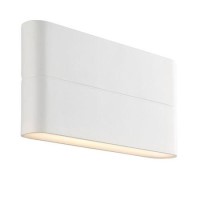Hanford White Outdoor LED Wall Light IP44