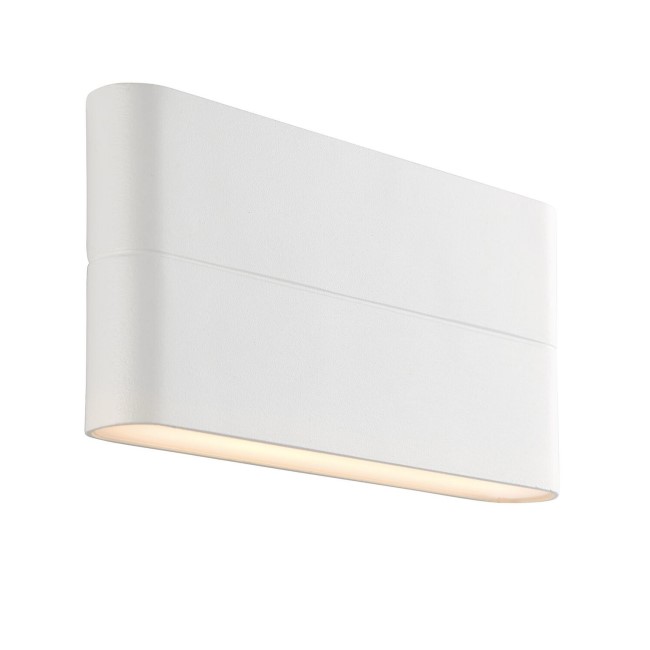 Hanford White Outdoor LED Wall Light IP44