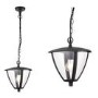 Outdoor Pendant Light in Grey with Chain - Seraph