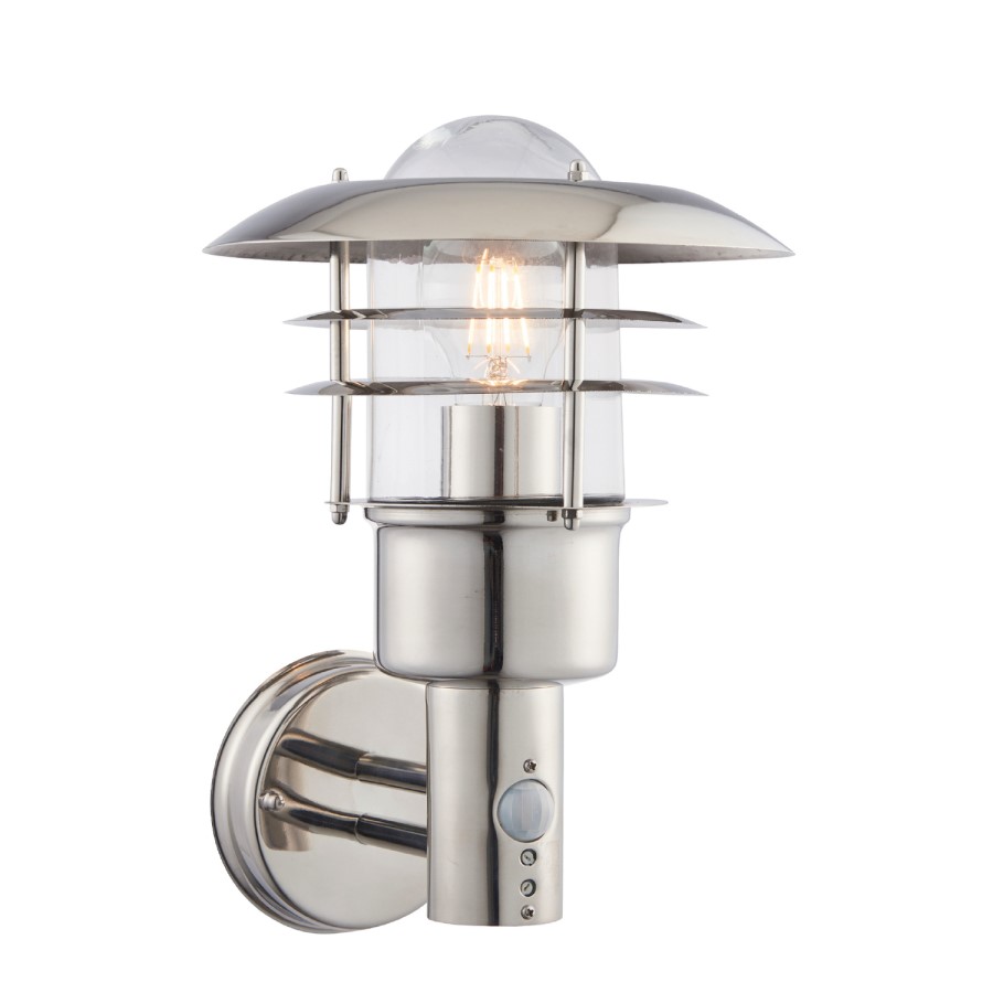 IP44 Stainless Steel Outdoor Wall Light - Dexter
