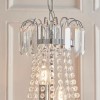 Amadis 6 Light Chandelier with Chrome Plate &amp; Clear Glass Finish