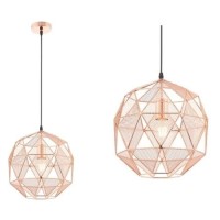 Rose Gold Geometric Pendant Light - Armour Rose Gold Geometric Pendant Light - Armour