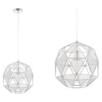Chrome Geometric Pendant Light - Armour