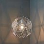 Chrome Geometric Pendant Light - Armour