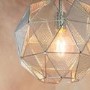Chrome Geometric Pendant Light - Armour