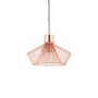 GRADE A1 - Rose Gold Metal Wire Pendant Light - Kimberley