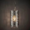 Pendant Light with Chrome Plate &amp; Glass Finish - Lacy