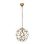 Antique Brass Geometric Pendant - Miele