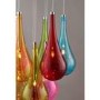 Hanging Light with 10 Coloured Pendants - Niro