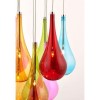 Hanging Light with 10 Coloured Pendants - Niro