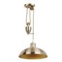 Antique Brass Ceiling Light - Polka Rise & Fall