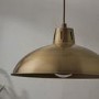 Antique Brass Ceiling Light - Polka Rise & Fall
