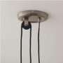 Chrome Pendant Light with Satin Nickel Finish - Polka Rise & Fall