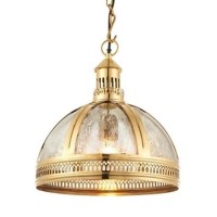 Brass Dome Morrocan Pendant Light - Endon