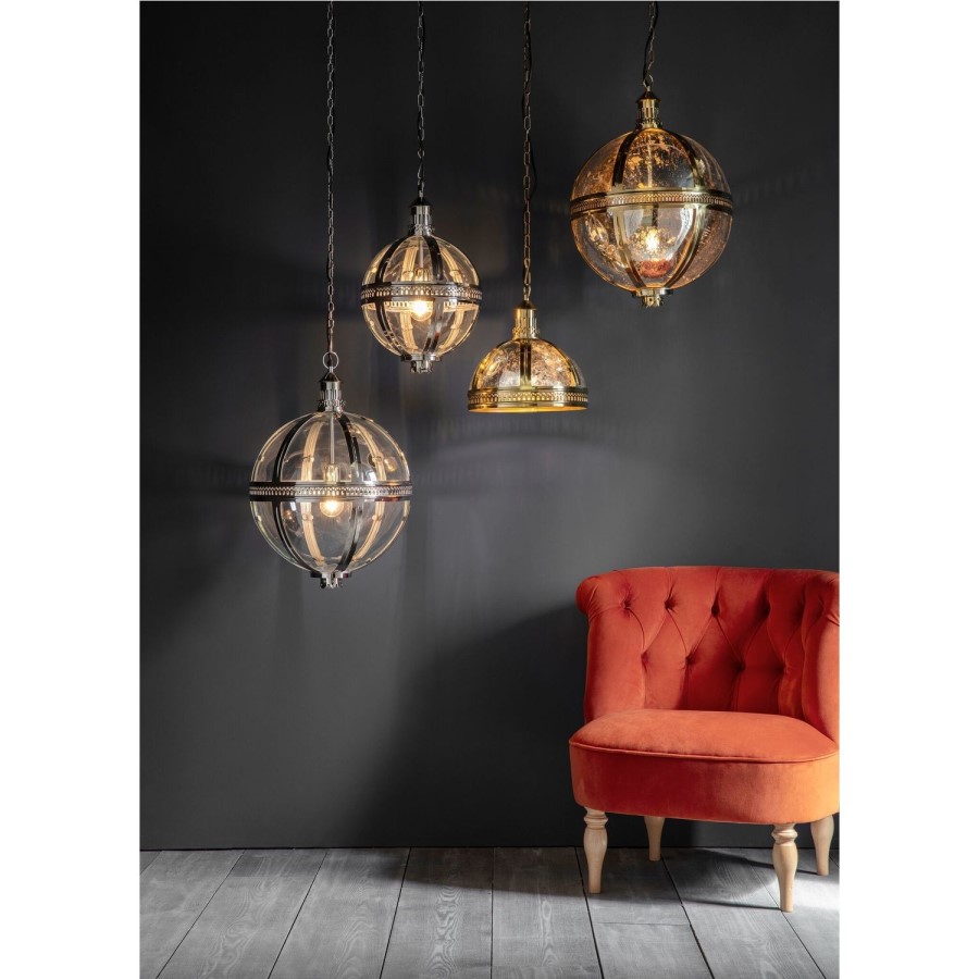 Brass Dome Morrocan Pendant Light - Endon