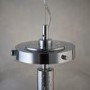 Harbour Ceiling Pendant Light with Chrome Plate & Clear Bubbled Glass Finish