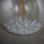 Harbour Chrome Ceiling Pendant Light with Clear Bubbled Glass Finish- 30cm