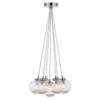 7 Light Bubble Glass Ceiling Pendant - Harbour