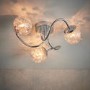 3 Light Chrome Semi Flush Ceiling Mount - Auria